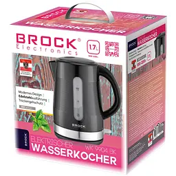 Електрочайник BROCK WK 9904 BK 1850Вт/1.7л/чорний (WK9904BK)