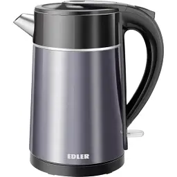 Електрочайник Edler EK9185SS, Violet, 1500W, 1.8л, дисковий, нержавіюча сталь, світловий індикатор, захист від перегріву