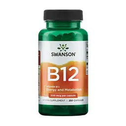 Вітамін В12 Vitamin B12 500 mcg 250 капс