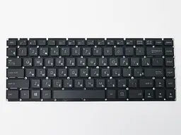 Клавіатура для ASUS VivoBook E403, E403N, E403NA, E403S, E403SA (RU Black без рамки). Оригінал. - мініатюра 3