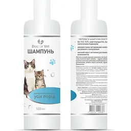 Шампунь  Doctor Vet для котів та кошенят усіх порід 500 мл - мініатюра 3