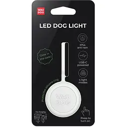 Ліхтарик для собак і котів Waudog LED у силіконовому чохлі з USB 37 мм (8882) - мініатюра 5