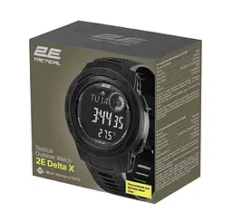 Тактичні смартгодинники 2E DeltaX Black з компасом і крокоміром - мініатюра 7