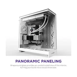 Корпус для ПК NZXT H9 Flow Dual-Chamber All White (CM-H92FW-01) - мініатюра 7