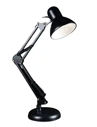 Настільна лампа офісна Splendid Ray NSM-800A, E27, 40W, чорний, регульована висота