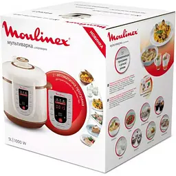 Мультиварка-cкороварка Moulinex CE501134 [45794] - мініатюра 6