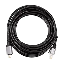 Кабель для передавання даних PowerPlant USB-C to RJ45 Ethernet 5.0m (CA914944)