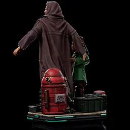 Статуетка Star Wars Obi-Wan and Young Leia - Deluxe Розмір 1/10 (Зоряні війни) 20,4 см - мініатюра 4