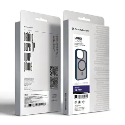 Чехол ArmorStandart Uniq Magsafe для Apple iPhone 15 Pro Dark Blue - миниатюра 6