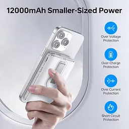 Магнитный павербанк Eissix 12000 mAh, PD 22.5W, беспроводная зарядка для iPhone 16/15/14/13/12 - миниатюра 4