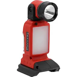 Ліхтар акумуляторний COB і SMD-діод. YATO 18 В 2.5/1.2 Вт 250/100 Lm оберт-90°/180° (YT-829691) - мініатюра 6