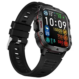 Смарт-годинник Smart Expert Nano Rubber 2 ремінці Чорний (3204) - мініатюра 3