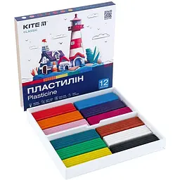 Пластилін восковий Kite Classic 12 кольорів 240 г (K-1086) - мініатюра 3