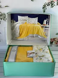 Постільна білизна з в’язаним пледом Sari Romeo Home pbe0051431
