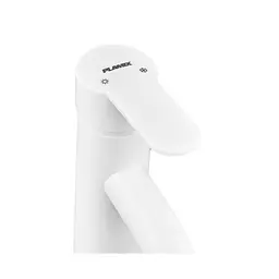 Змішувач для умивальника Plamix RAUL-001-B white PM0652, Білий - мініатюра 3