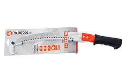 Пила ручна для обрізки гілок садова Intertool HT-3150 350 мм x 7 T x 1" x 3D з гаком - мініатюра 4