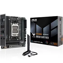 Материнська плата ASUS TUF GAMING B850I WIFI NEO (TUF GAMING B850I WIFI NEO) (Socket AM5, AMD B850, Mini-ITX) - мініатюра 8
