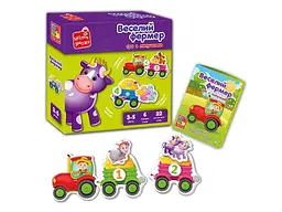 Гра з липучками VLADI TOYS "Веселий фермер" VT2100-13 - мініатюра 2