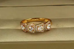 Кільце Xuping Jewelry семафор р 19 золотисте