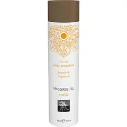 Масажна олія Hot Shiatsu Massage Oil Erotic Jasmin & Argan, 100 мл