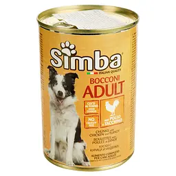 Вологий корм для собак Simba Dog Wet, курка з індичкою, 415 г (70009027) - мініатюра 2