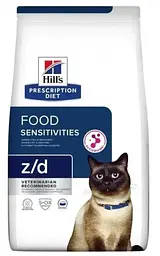 Сухий корм Hill's Prescription Diet Feline z/d Food Sensitivities корм для кішок з чутливим травленням - 3 кг