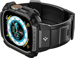 Чохол-ремінець Spigen Rugged Armor Pro для Apple Watch Ultra 49mm Black [ACS05460] [85167] - мініатюра 6