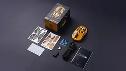 Комп'ютерна миша GravaStar Mercury X BT/WL/USB-A RGB Battle-Worn Yellow teh0024931 - мініатюра 2