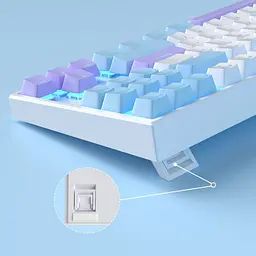 Клавіатура MageGee MK-Star Red Switch Blue/White (6971969721371-UA) - мініатюра 7