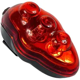 Ліхтарик блимавка світлодіодні Good Bike 5 LED 3 режими червоне світло (88317-IS)