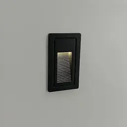 Світильник для сходів у чорному вертикальному корпусі 100х55 мм | Line F | Арт. 10016 - мініатюра 6