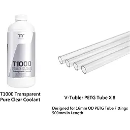 Набор для сборки cистеми жидкостного охлаждения Thermaltake Pacific CL360 Max D5 Hard Tube Water Cooling Kit (CL-W259-CU00SW-A) - мініатюра 4