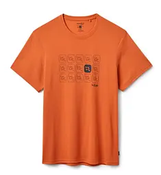 Футболка мужская Rab Crimp Block Title Tee M Помаранчевий