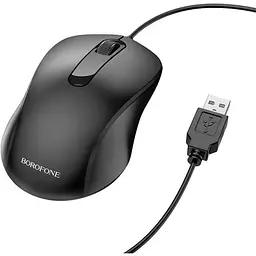 Миша провідна BOROFONE Business wired mouse BG4 чорна - мініатюра 2