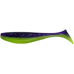 Силікон FishUP Wizzle Shad 3" 221 - Violet/Lime (8шт/уп)
