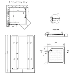 Душова кабіна Agua Elposo-Q.S.F.D.90x90 см (CV031236) - мініатюра 13