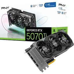 Відеокарта PNY GeForce RTX 5070 Ti OC 16GB (VCG5070T16TFXPB1-O) EU [125930]