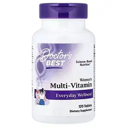 Мультивітаміни для жінок Doctor's Best Women's Multi-Vitamin 120 таблеток