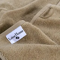 Рушник махровий Lotus Home - Grand soft twist cappuccino капучино 90x150 - мініатюра 3