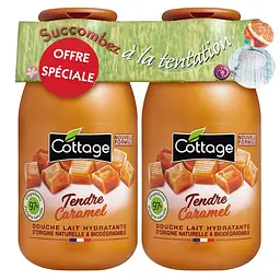 Набор Cottage Sweet Caramel Молочко для душа, 2 шт. х 250 мл