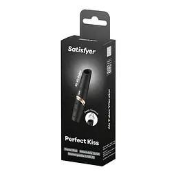 Вакуумний стимулятор клітора Satisfyer Perfect Kiss чорний - мініатюра 5