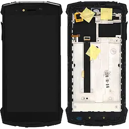 Дисплей Doogee S55 /S55 Lite чорний, PRC, з рамкою