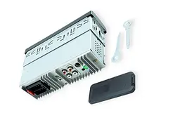 Автомобільна магнітола Neo UTN-101BT FM USB для зарядки SD AUX MP3 WMA Bluetooth синя підсвітка магнітола в машину Чорна - мініатюра 5