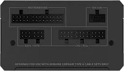 Блок живлення Corsair RM750e ATX 3.1 750W 80+ Gold (CP-9020295-EU) - мініатюра 5