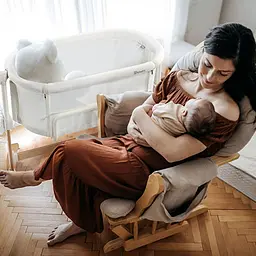 Уцінка. Дитяче ліжечко-люлька BabyGO 2 в 1 Amila, бежеве (4151) - мініатюра 4