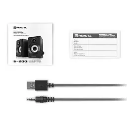 Акустична система REAL-EL S-200 USB Black (EL121200008) - мініатюра 9