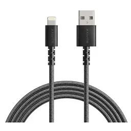 Дата кабель USB 2.0 AM to Lightning 1.8m black Anker (A8013H11/A8013H12) - мініатюра 2