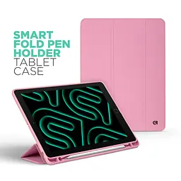 Чохол-книжка для планшета Samsung Galaxy Tab S10 FE+ (SM-X620/X626), Smart Fold Pen, рожевий, 13.1 дюймів, з екошкіри + TPU, з магнітною застібкою, підставкою, тримачем під стилус, протиударний, з функцією Wake/Sleep, ArmorStandart (ARM85558) - мініатюра 3