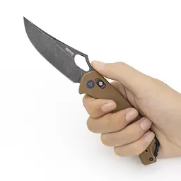 Ніж складаний SRM Retriever 9202-GW, коричневий - мініатюра 6