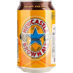 Пиво Newcastle Brown Ale напівтемне пастеризоване 4.7% 0.33 л з/б - мініатюра 2